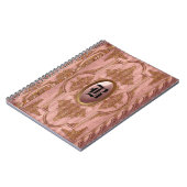 Duchess Marta viktorianisches Monogramm Notizblock (Linke Seite)