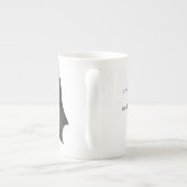 Duchess Meghan Markle Feminist Zitat Porzellantasse (Rückseite)