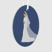 Duchess Meghan Sussex Royal Wedding 2018 Ornament (Vorderseite)
