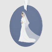 Duchess Meghan Sussex Royal Wedding 2018 Ornament (Vorderseite)