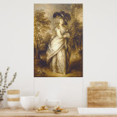 Duchess of Devonshire Gainsborough Dupont Kunst un Poster (Küche)