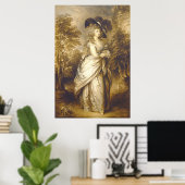 Duchess of Devonshire Gainsborough Dupont Kunst un Poster (Heimbüro)