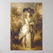 Duchess of Devonshire Gainsborough Dupont Kunst un Poster (Vorne)