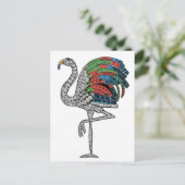 Duchess von Windsor Flamingo Brooch Postkarte (Stehend Vorderseite)