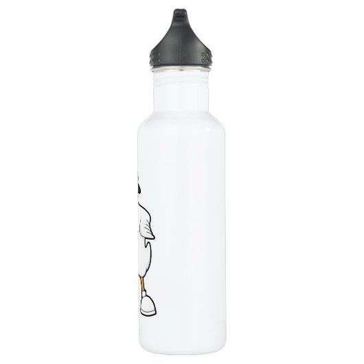 Duck als Handwerker mit Tool & Cap Edelstahlflasche (Rechts)