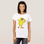 Duck als Sänger mit Mikrofon T-Shirt (Vorne ganz)