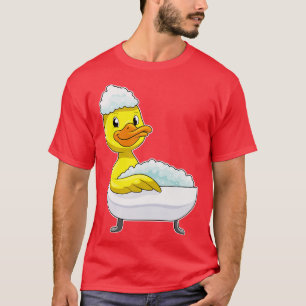 Duck am Baden mit Badewanne Foam T-Shirt