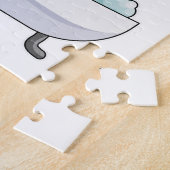 Duck am Baden mit Badewanne & Schaumbad Puzzle (Seite)