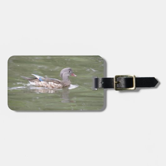 Duck am Custom Luggage Tag am See Gepäckanhänger (Vorderseite horizontal)