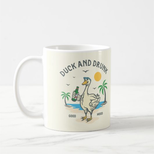 Duck and Drunk Kaffeetasse (Links)
