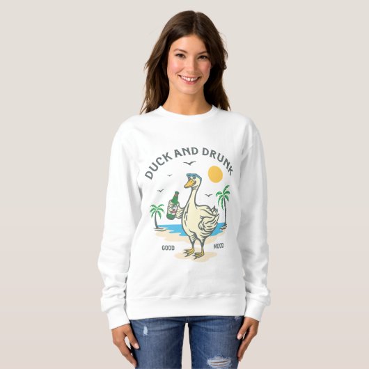Duck and Drunk Sweatshirt (Vorne ganz)