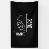 Duck And Rabbit Graph Mathematic Banner (Vertikal)