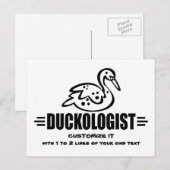 Duck anpassen postkarte (Vorne/Hinten)