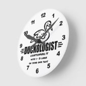Duck anpassen runde wanduhr (Winkel)