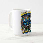 Duck around and find out duck coffee mug kaffeetasse (Vorderseite Links)