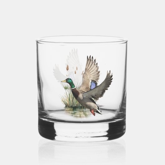 Duck ,Art Whiskyglas (Rückseite)