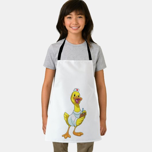 Duck as Nurse with Heart Schürze (Insitu)
