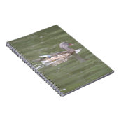 Duck auf dem Notebook-See Notizblock (Rechte Seite)