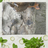 Duck auf einer Wand Küchentuch (Gefaltet)