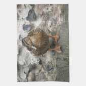 Duck auf einer Wand Küchentuch (Vertikal)