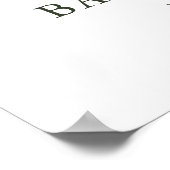 Duck Baby Duck Begrüßungszeichen Poster (Ecke)