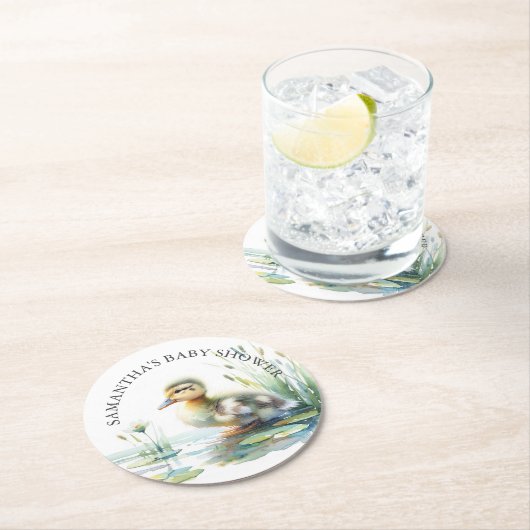 Duck Baby Dusche Personalisierte Untersetzer (Vor Ort)