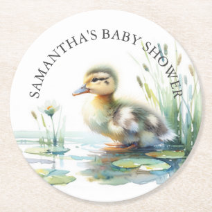 Duck Baby Dusche Personalisierte Untersetzer