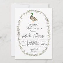 Duck baby Showeinladung