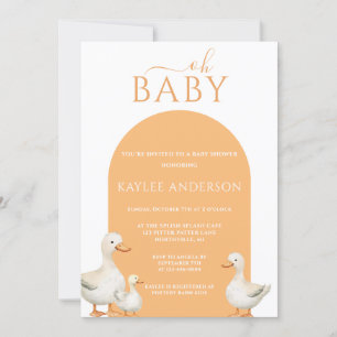 Duck Baby Shower Einladung