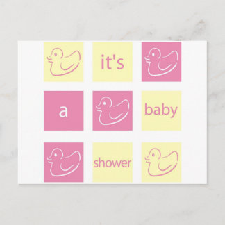 Duck Baby Shower Einladung