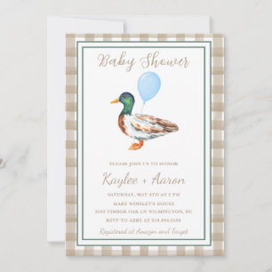 Duck Baby Shower Einladung