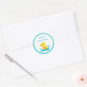 Duck Baby Shower Gevor Tag Stickers (Umschlag)