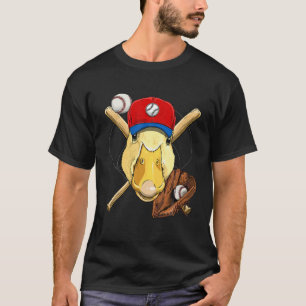 Duck Baseball Duck liebt Baseball Player T-Shirt
