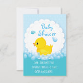 Duck Bath-time Baby Shower Einladungen (Vorderseite)