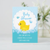 Duck Bath-time Baby Shower Einladungen (Stehend Vorderseite)