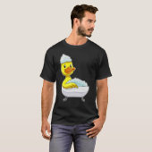 Duck Bathing Bathtub Foam T-Shirt (Vorne ganz)