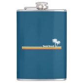 Duck Beach North Carolina Flachmann (Vorderseite)