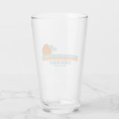 Duck Beach North Carolina Sun Palm Trees Glas (Rückseite)