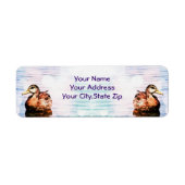 Duck Beauty Address Labels (Vorne)
