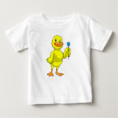 Duck bei Darts mit Dart Baby T-shirt (Vorderseite)