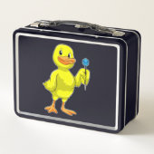 Duck bei Darts mit Dart Metall Brotdose (Rückseite)