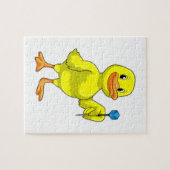 Duck bei Darts mit Dart Puzzle (Horizontal)