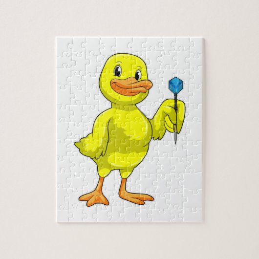 Duck bei Darts mit Dart Puzzle (Vertikal)