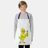 Duck bei Darts mit Dart Schürze (Getragen)