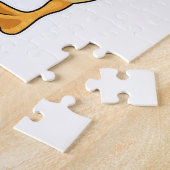 Duck beim Baden mit Schwimmbrille Puzzle (Seite)