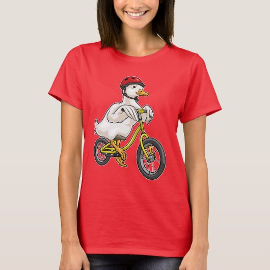 Duck Bicycle T-Shirt (Vorderseite)