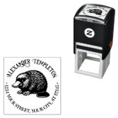 Duck Billed Platypus #3P Name Rücksendeadresse Permastempel (Beispiel)