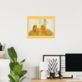 Duck Bird Animal Cute Chick Quack Poster (Heimbüro)