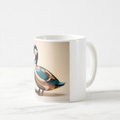 Duck Bird Animal Wood Art Print Kaffeetasse