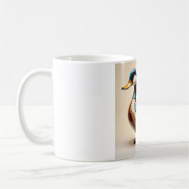 Duck Bird Animal Wood Art Print  Kaffeetasse